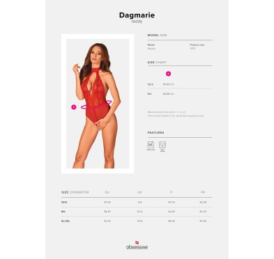 Dagmarie body erotyczne otwarte wycięty krok M/L